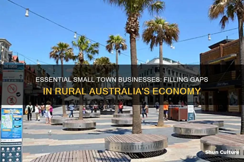 what business does every small town need australia