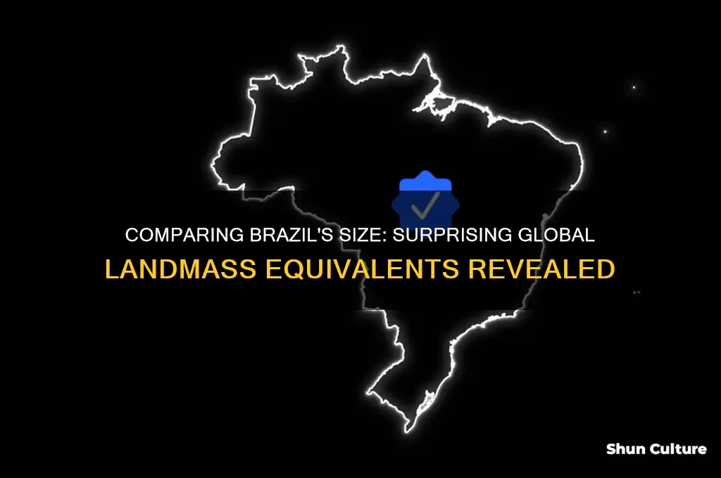 what can brazil size can be compared to