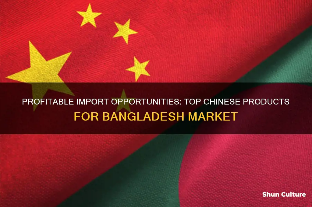 what can I import from china to bangladesh
