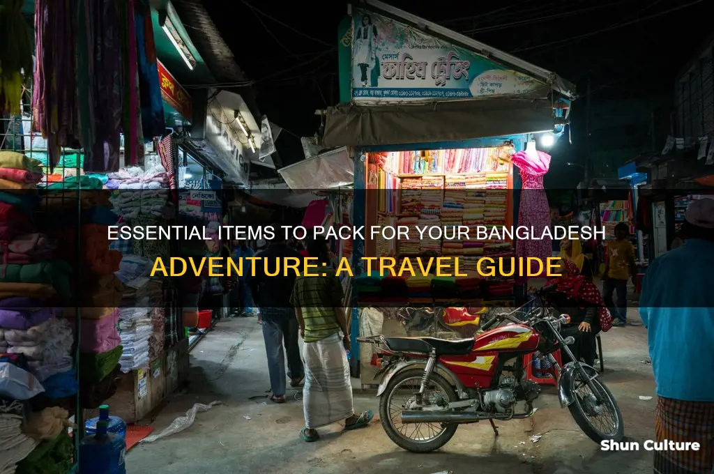 what can I take to bangladesh
