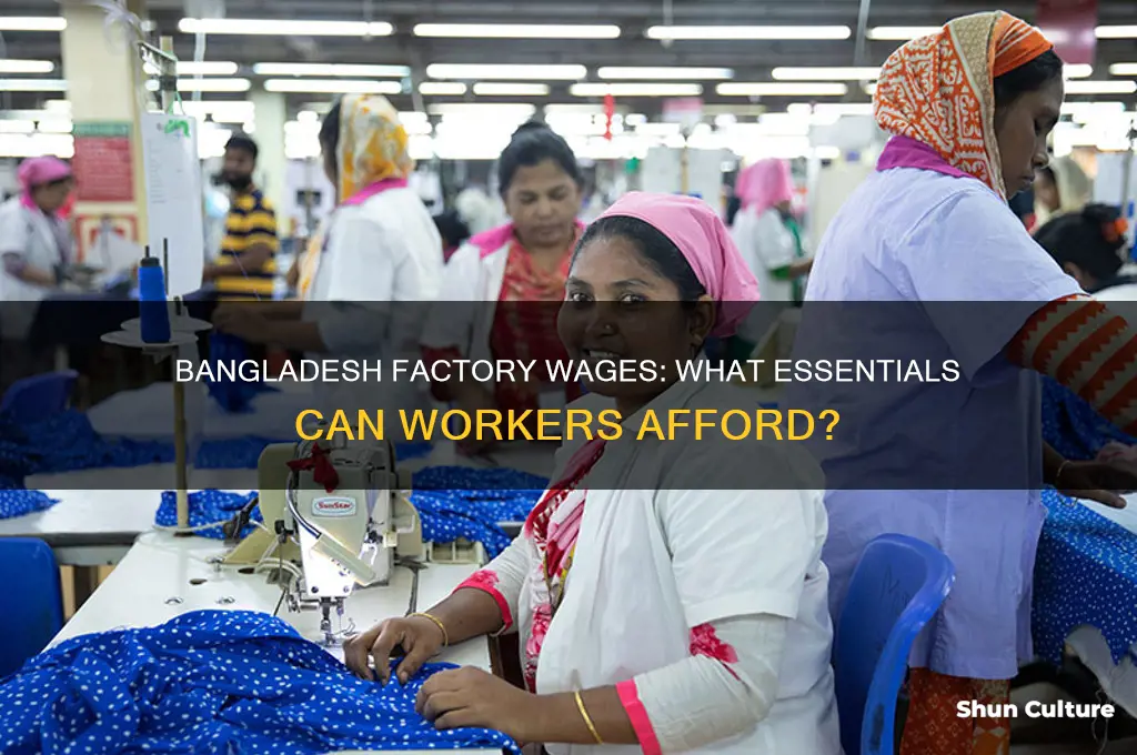 what can you buy with bangladesh factory wages