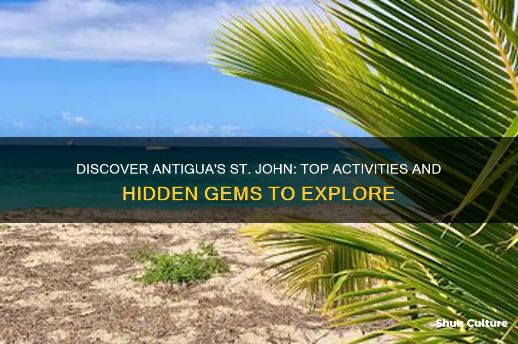 what can you do in antigua st john