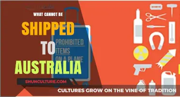 Banned Items: Shipping to Australia