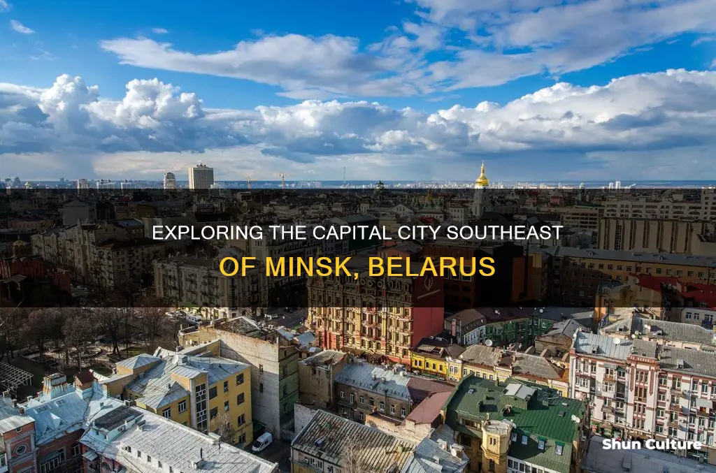 what capital city is 300 miles southeast of minsk belarus