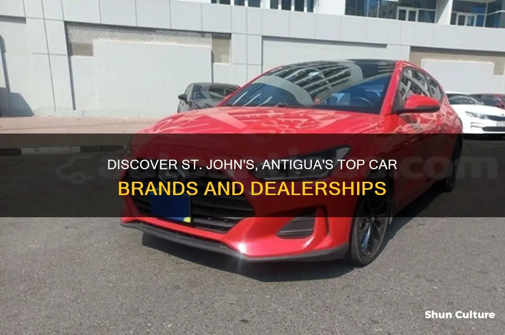 what car companies do they have at st johns antigua