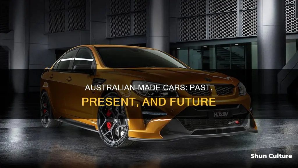 what car is made in australia