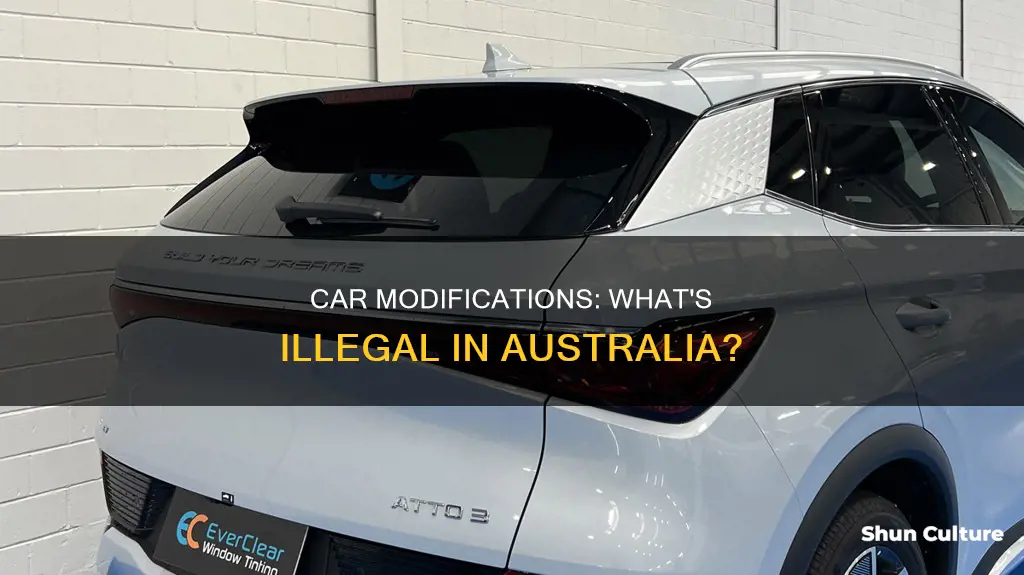what car mods are illegal in australia
