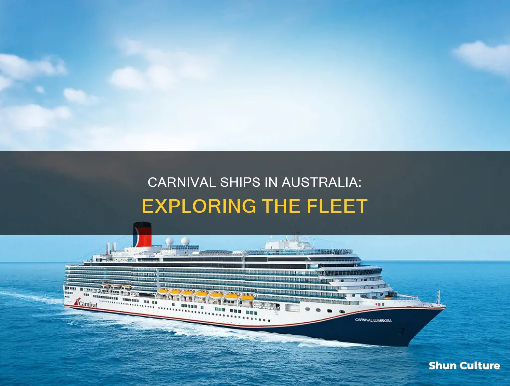 what carnival ships are in australia