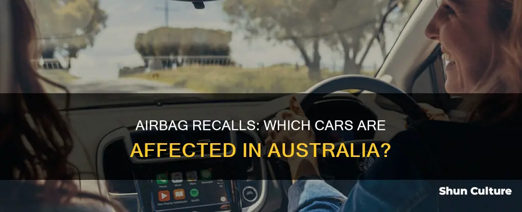 what cars are being recalled for airbags in australia