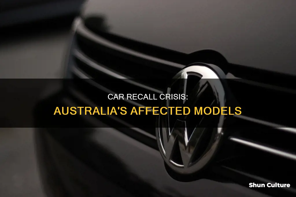 what cars are being recalled in australia