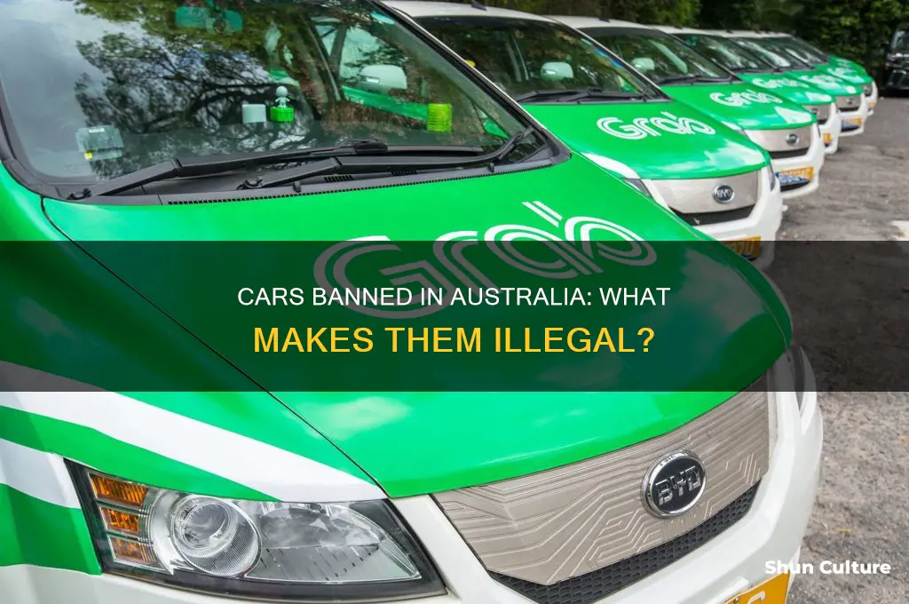 what cars are illegal in australia