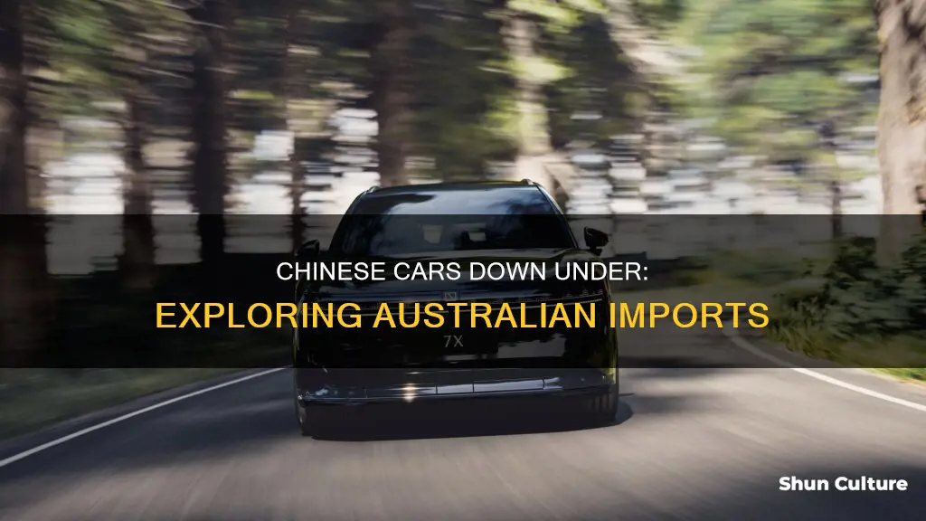 what cars are made in china and sold in australia