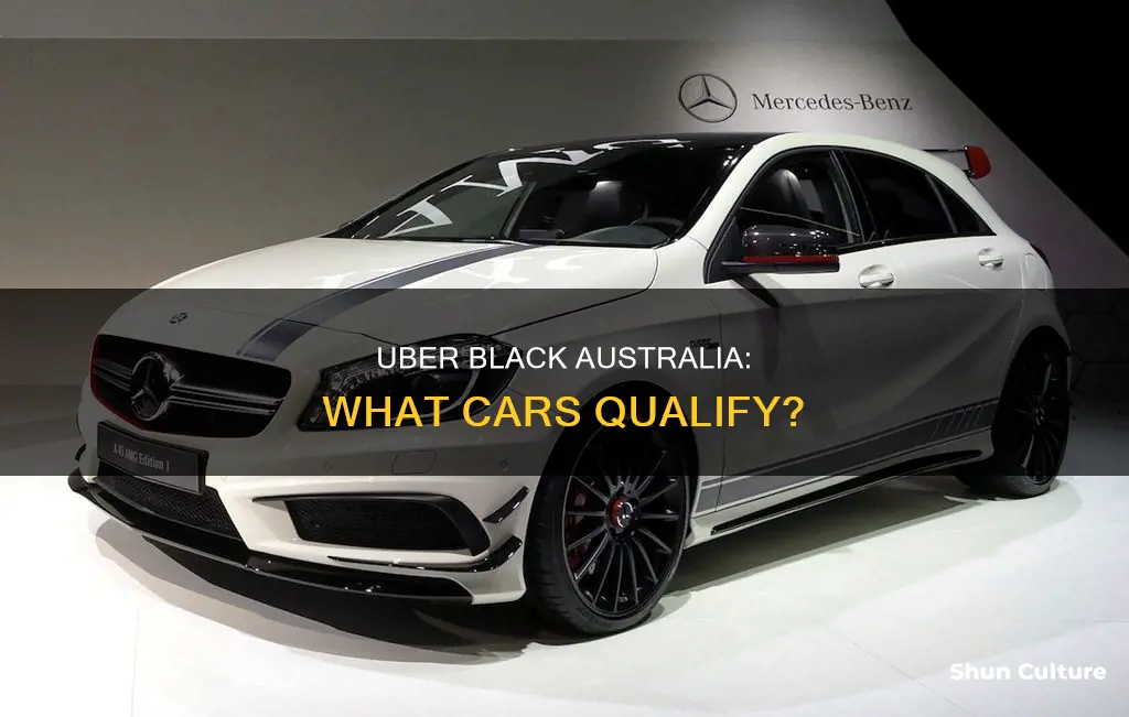 what cars are uber black australia
