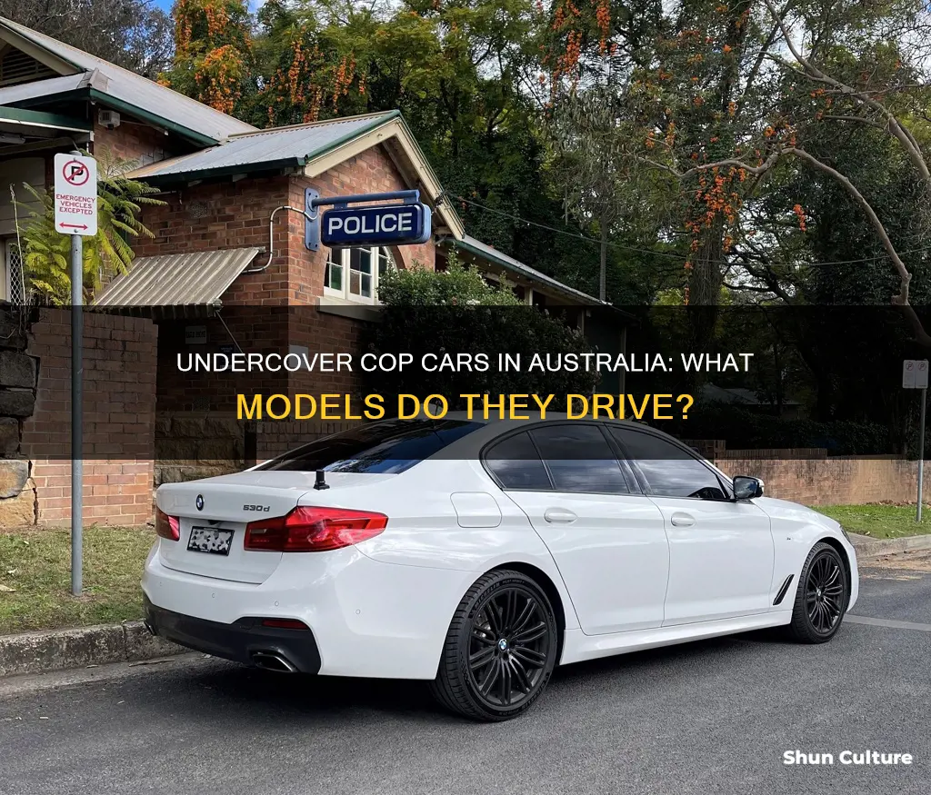what cars do undercover cops drive australia