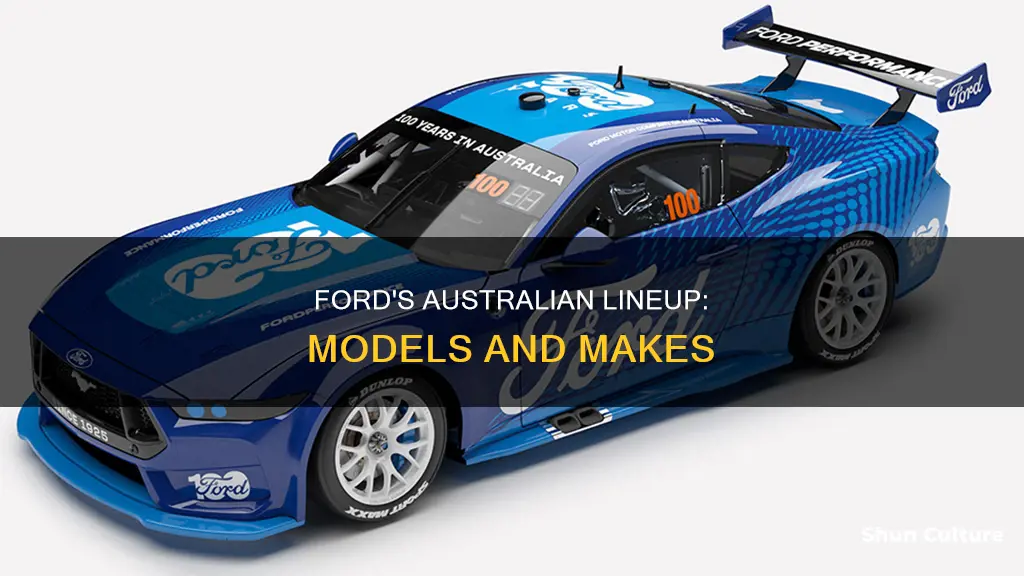 what cars does ford make in australia