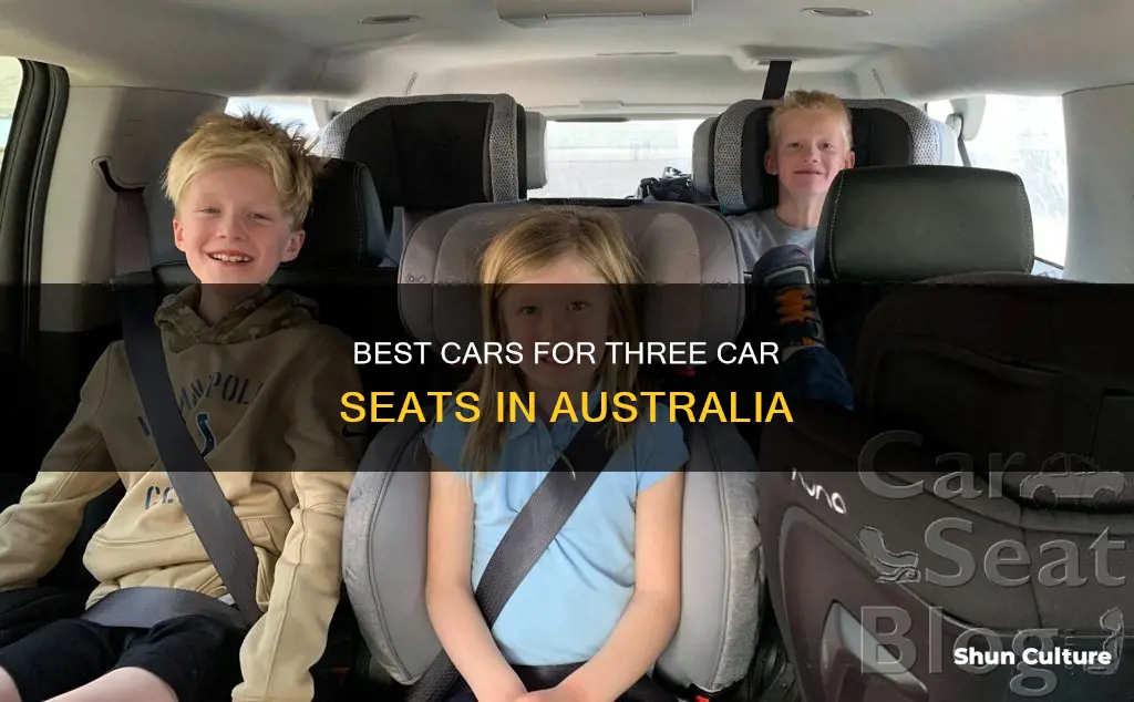 what cars fit 3 car seats australia