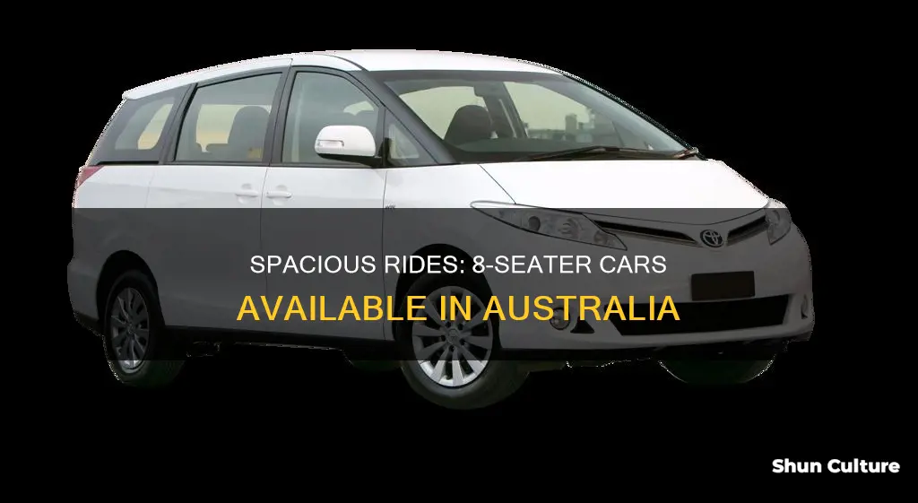 what cars have 8 seats in australia