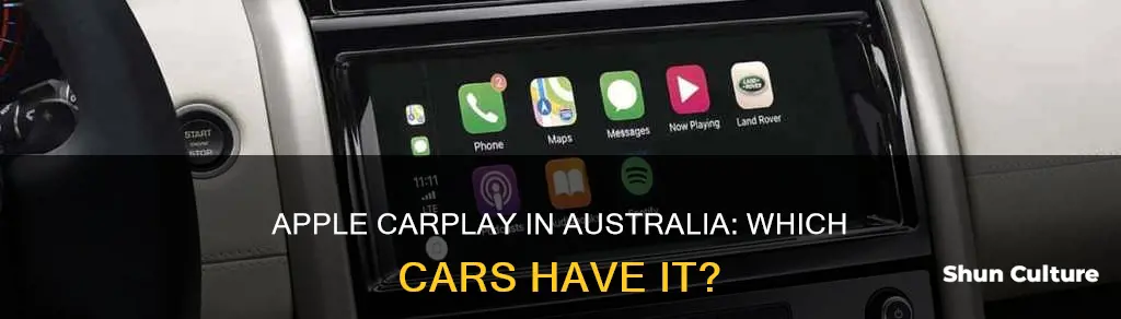 what cars have apple play australia