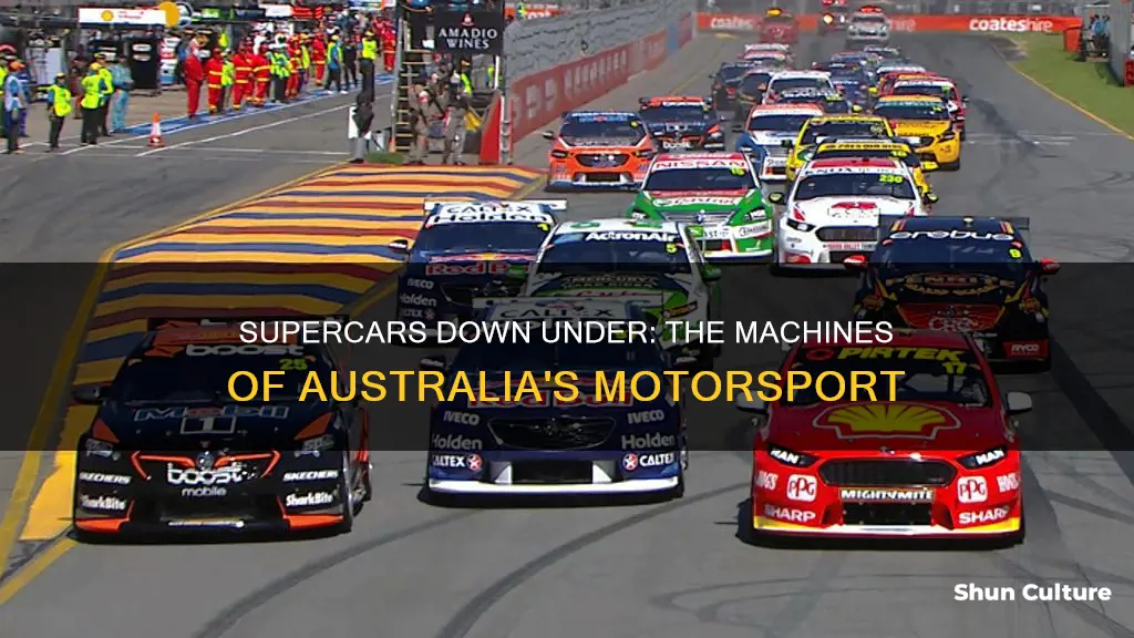 what cars run in australian supercars