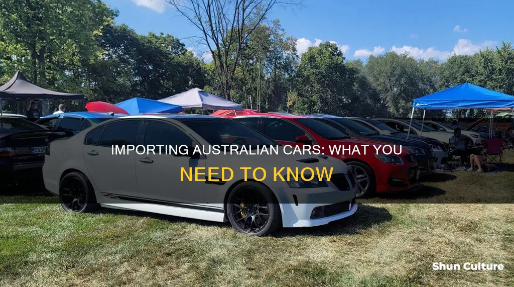 what cars to import australia to usa