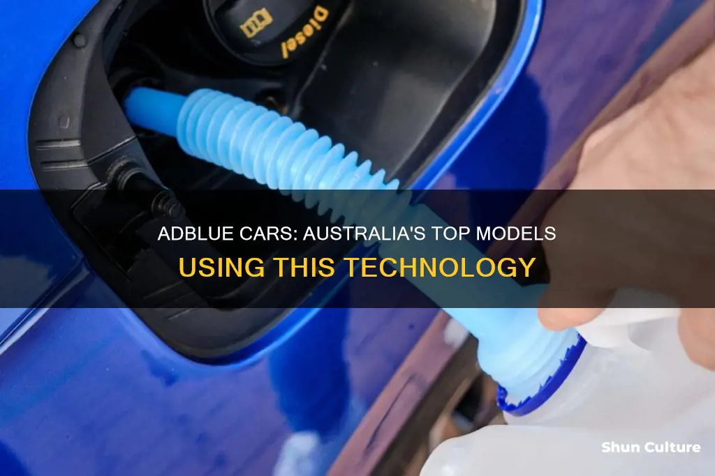 what cars use adblue in australia