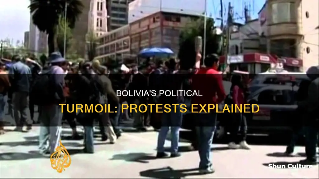 what caused protest in bolivia