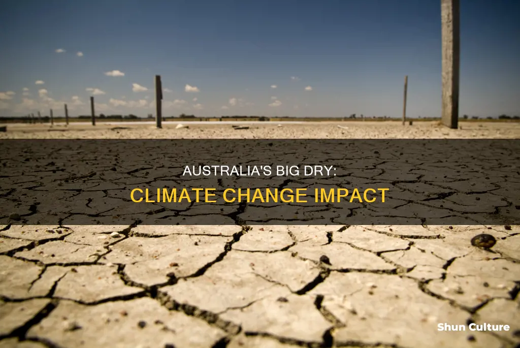 what caused the big dry in australia