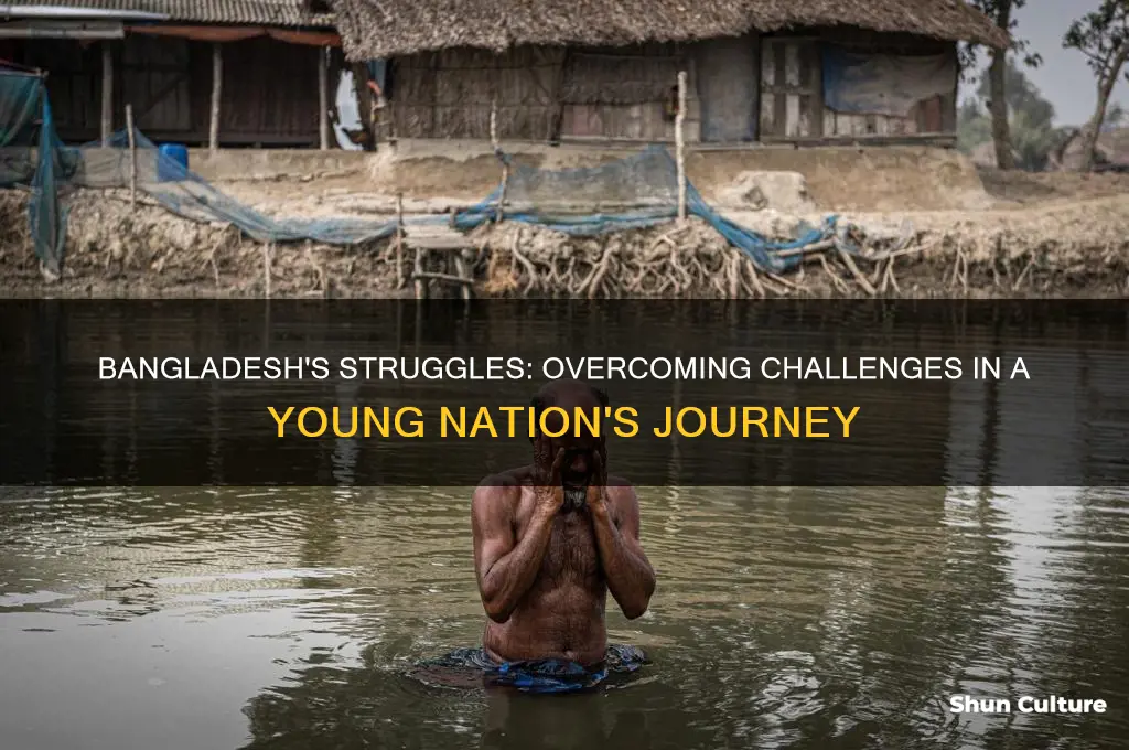 what challenges has the young nation of bangladesh faced
