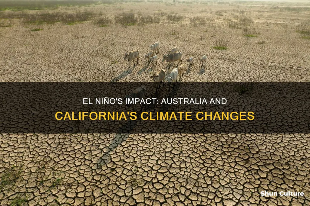what changes does el niño bring australia and california