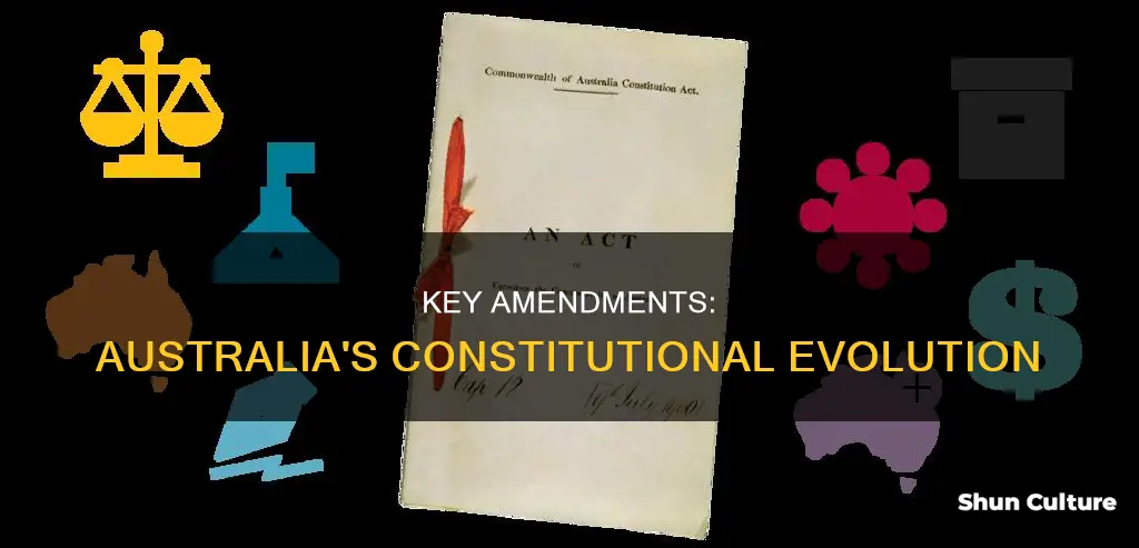 what changes have been made to the australian constitution