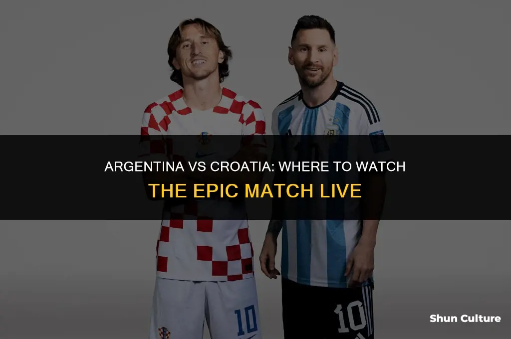 what channel argentina vs croatia