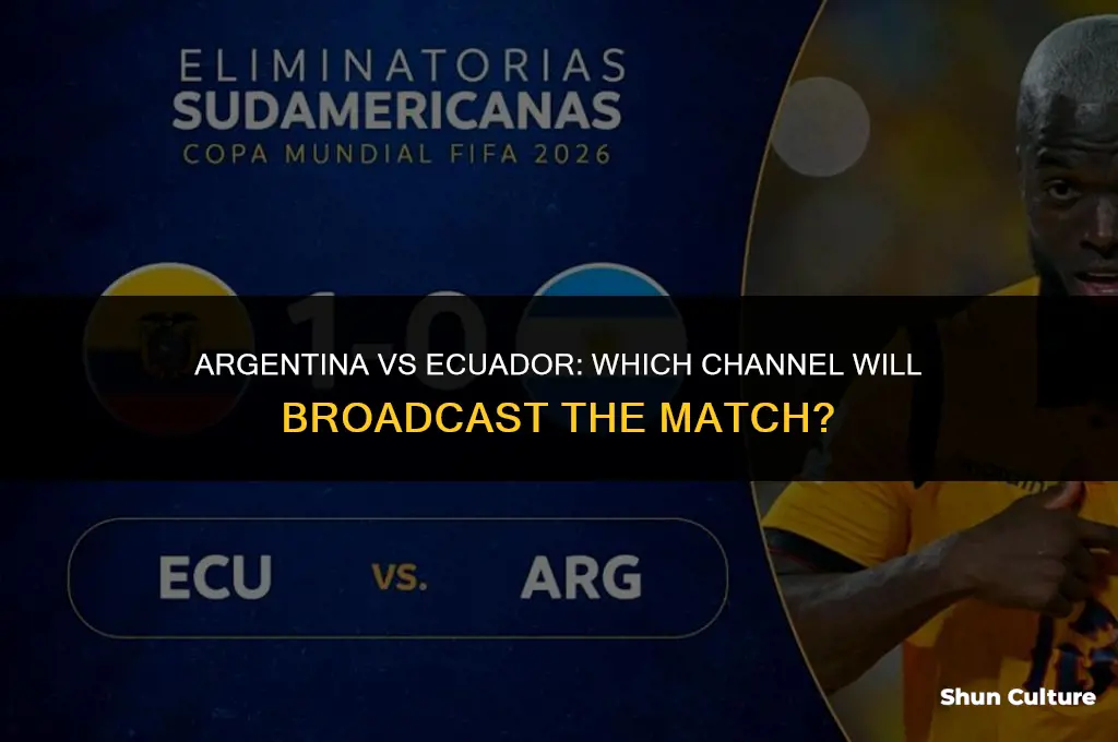 what channel argentina vs ecuador