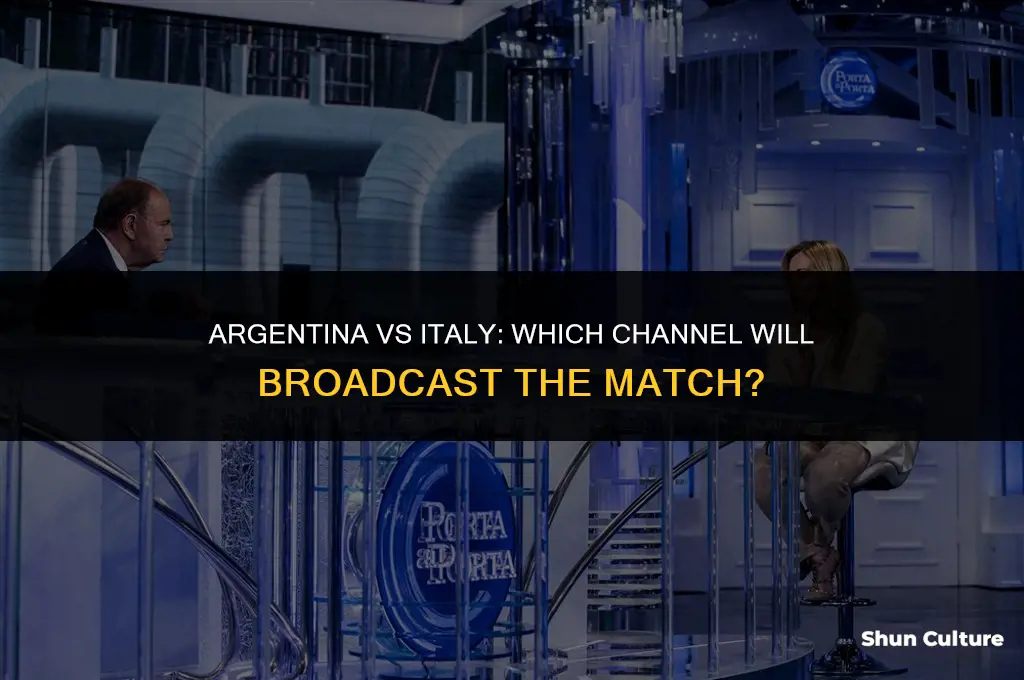 what channel argentina vs italy