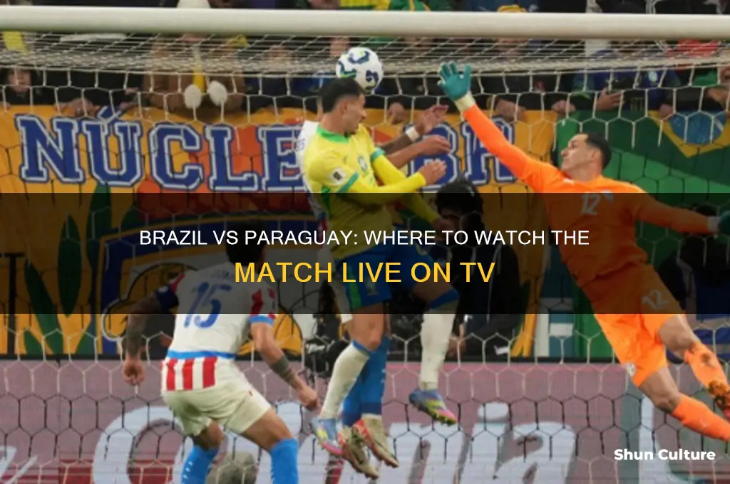what channel brazil vs paraguay