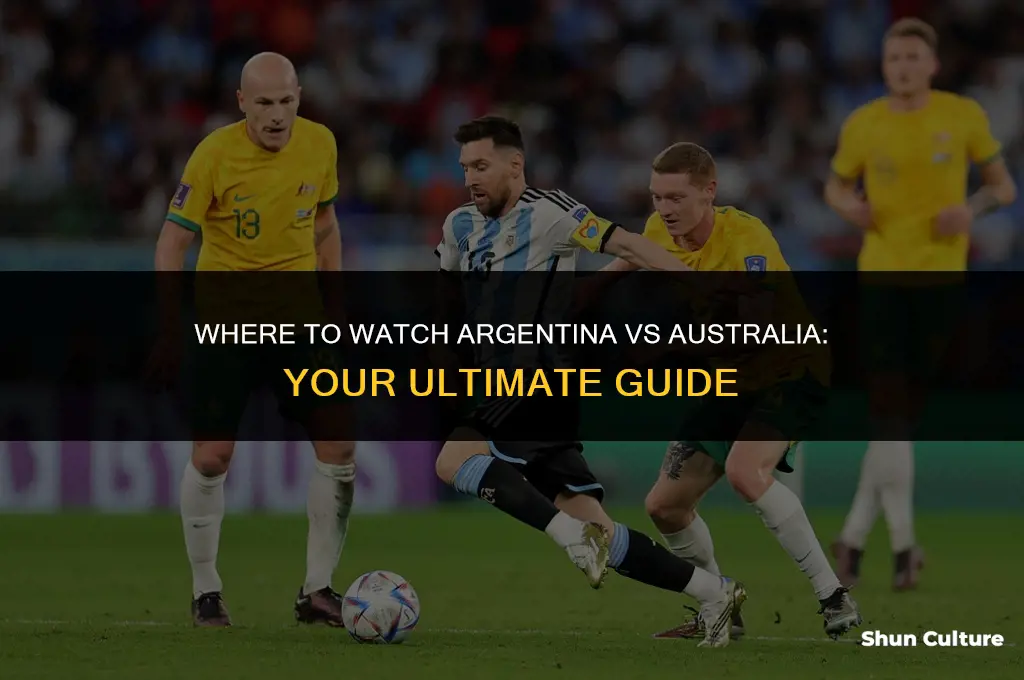 what channel is argentina vs australia