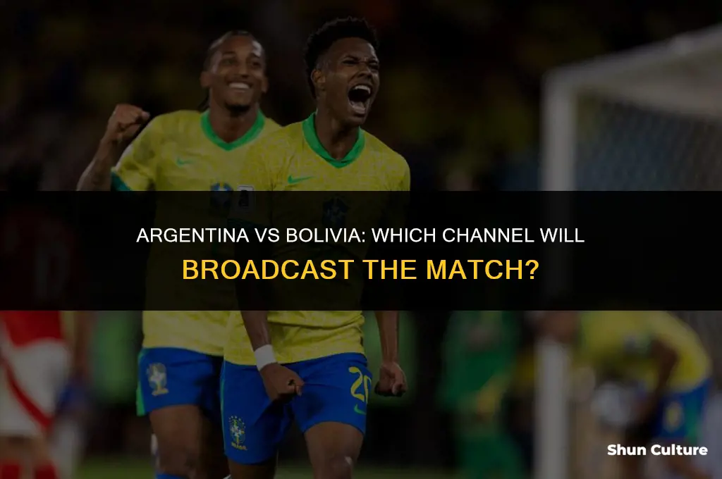 what channel is argentina vs bolivia