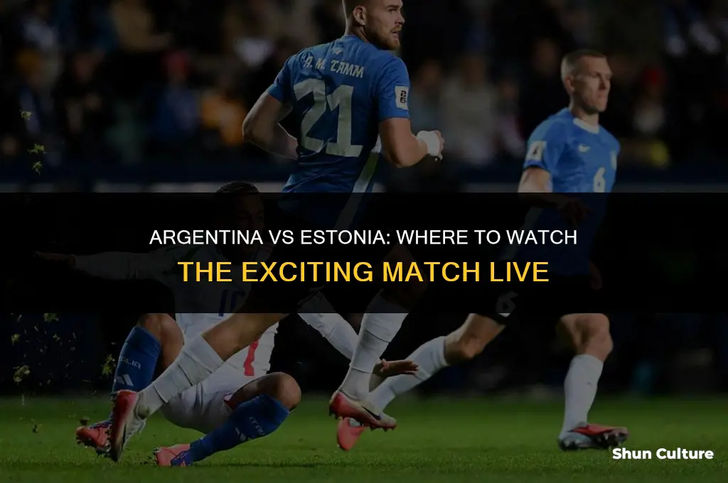 what channel is argentina vs estonia