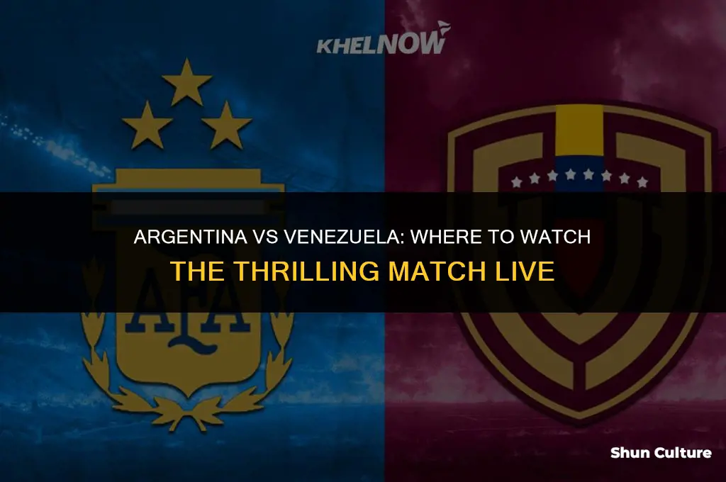 what channel is argentina vs venezuela