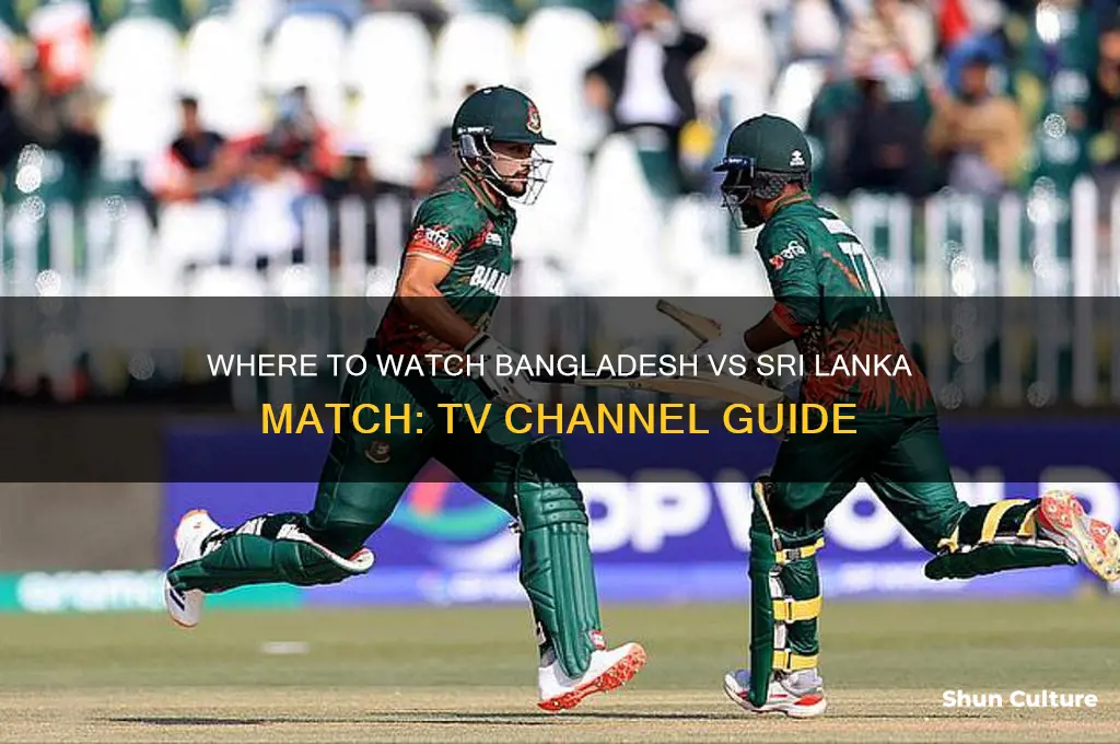 what channel is bangladesh vs sri lanka