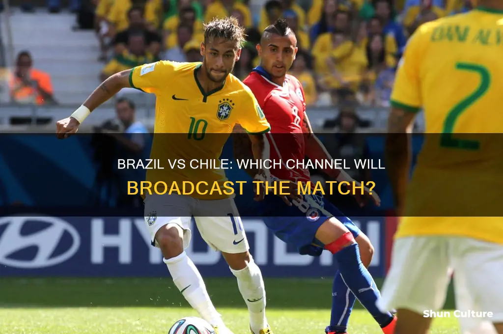 what channel is brazil vs chile