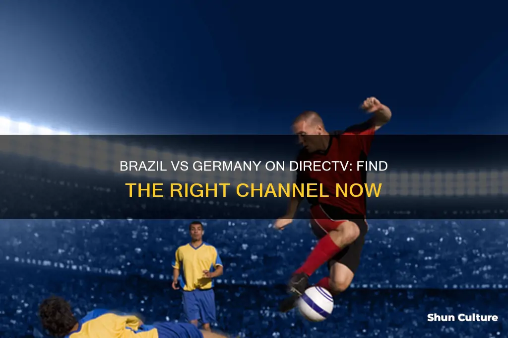 what channel is brazil vs germany directv