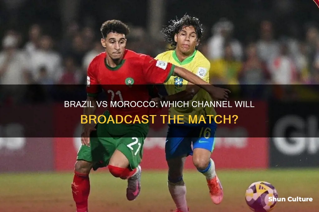 what channel is brazil vs morocco