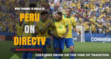 Brazil vs Peru on DirecTV: Find the Right Channel Now