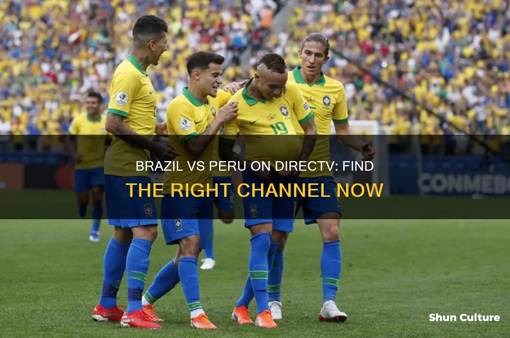 what channel is brazil vs peru on directv