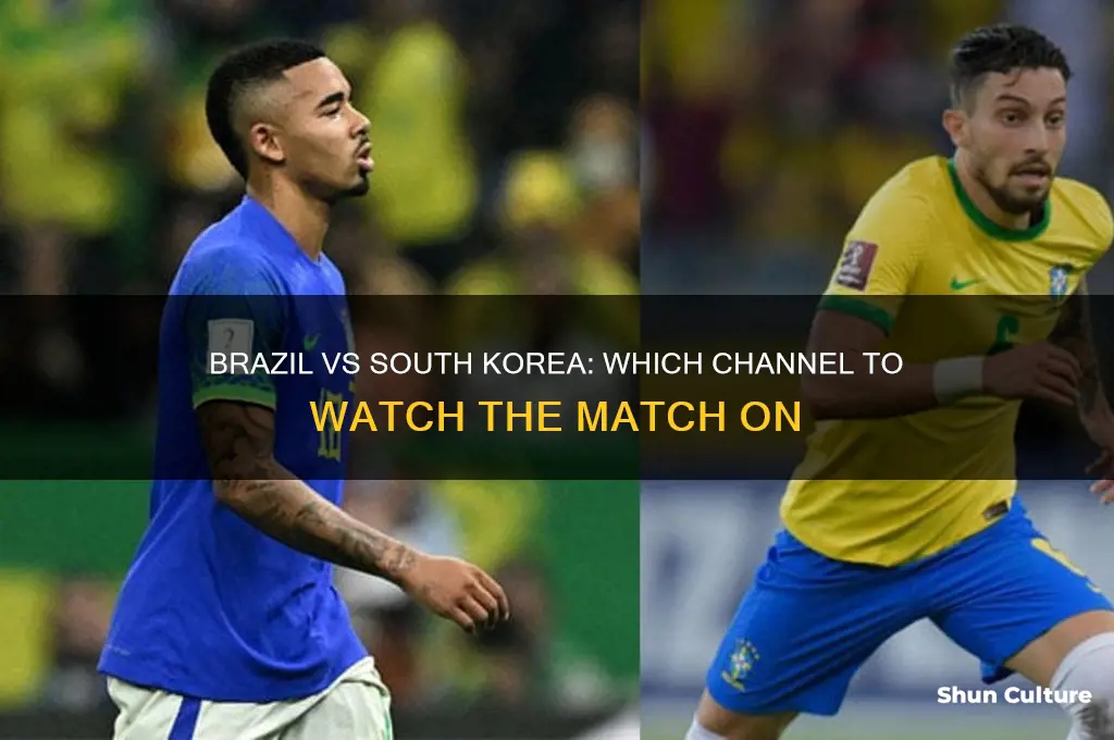 what channel is brazil vs south korea