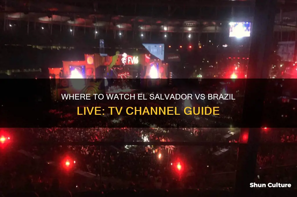 what channel is el salvador vs brazil