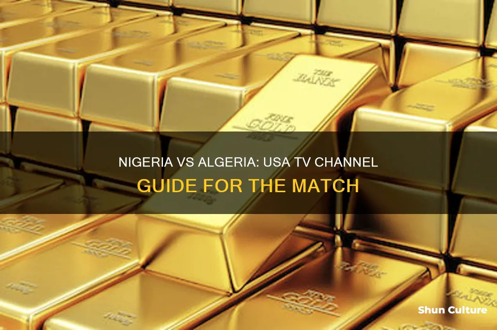 what channel is nigeria vs algeria in usa