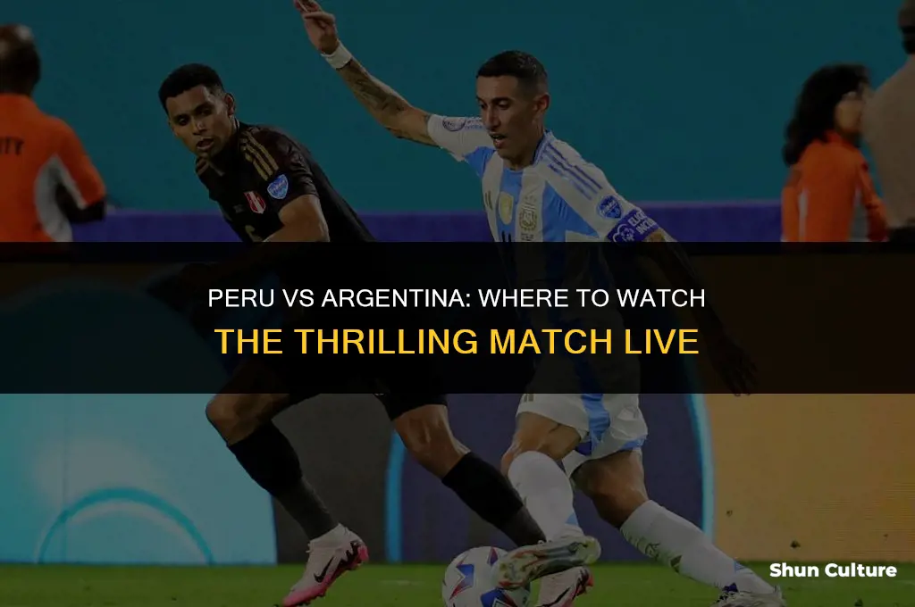 what channel is peru vs argentina