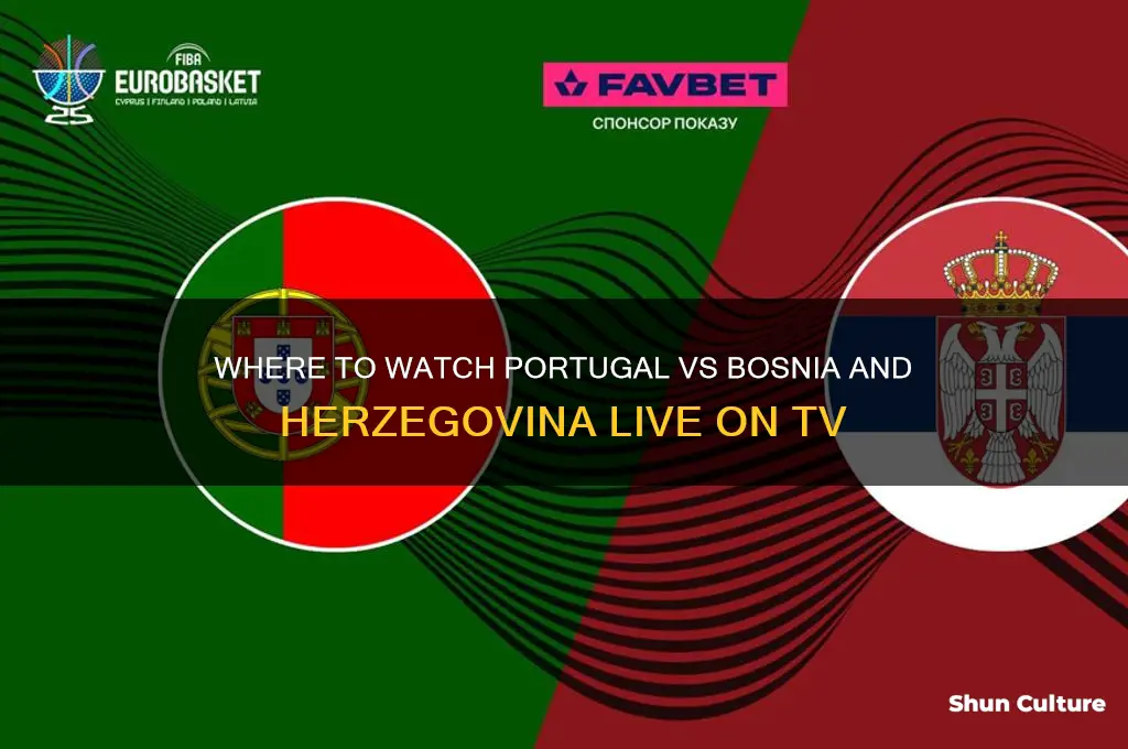 what channel is portugal vs bosnia and herzegovina