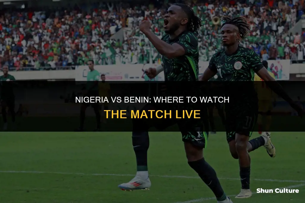 what channel is showing nigeria vs benin